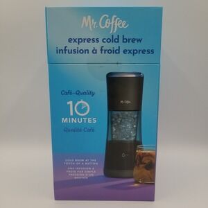 Mr. Coffee 13 oz 10 Minute Express Cold Brew Maker | Black |‎ New/Sealed